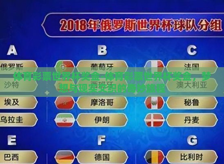 体育彩票世界杯奖金-体育彩票世界杯奖金，梦想与现实交织的奇妙旅程