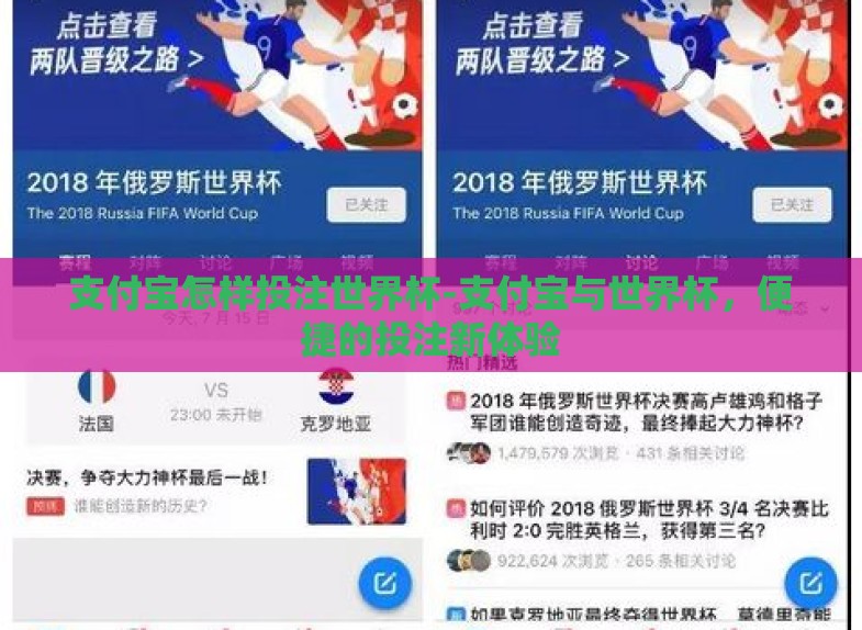 支付宝怎样投注世界杯-支付宝与世界杯,便捷的投注新体验 支付宝怎样投注世界杯-支付宝与世界杯,便捷的投注新体验