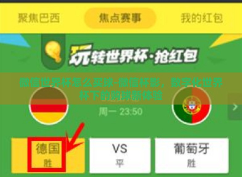 微信世界杯怎么买球-微信杯影,数字化世界杯下的购球新体验 微信世界杯怎么买球-微信杯影,数字化世界杯下的购球新体验