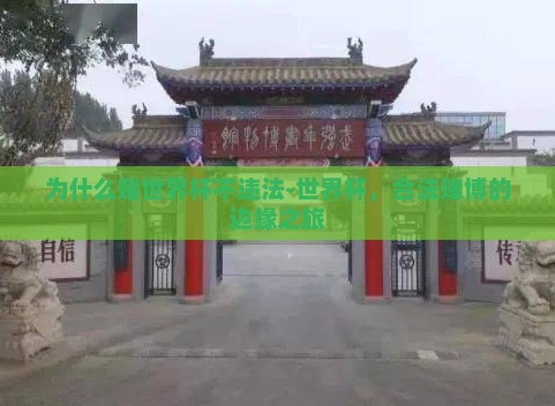 为什么赌世界杯不违法-世界杯，合法赌博的边缘之旅