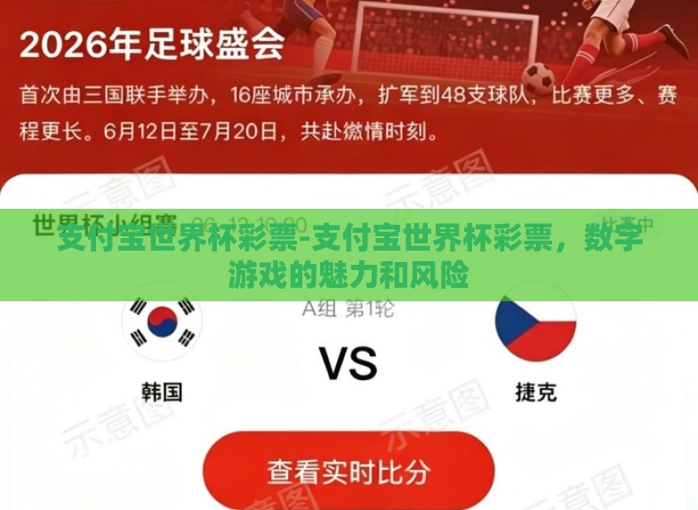 支付宝世界杯彩票-支付宝世界杯彩票,数字游戏的魅力和风险 支付宝世界杯彩票-支付宝世界杯彩票,数字游戏的魅力和风险