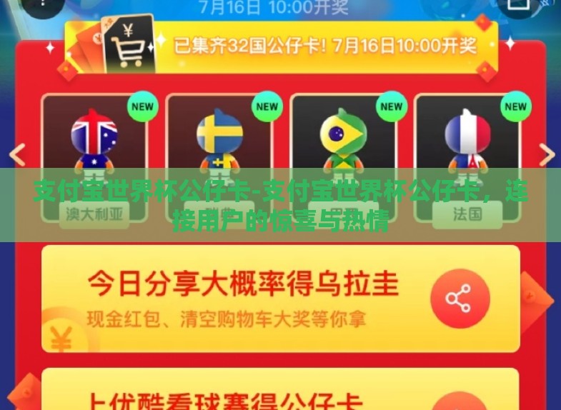 支付宝世界杯公仔卡-支付宝世界杯公仔卡,连接用户的惊喜与热情 支付宝世界杯公仔卡-支付宝世界杯公仔卡,连接用户的惊喜与热情